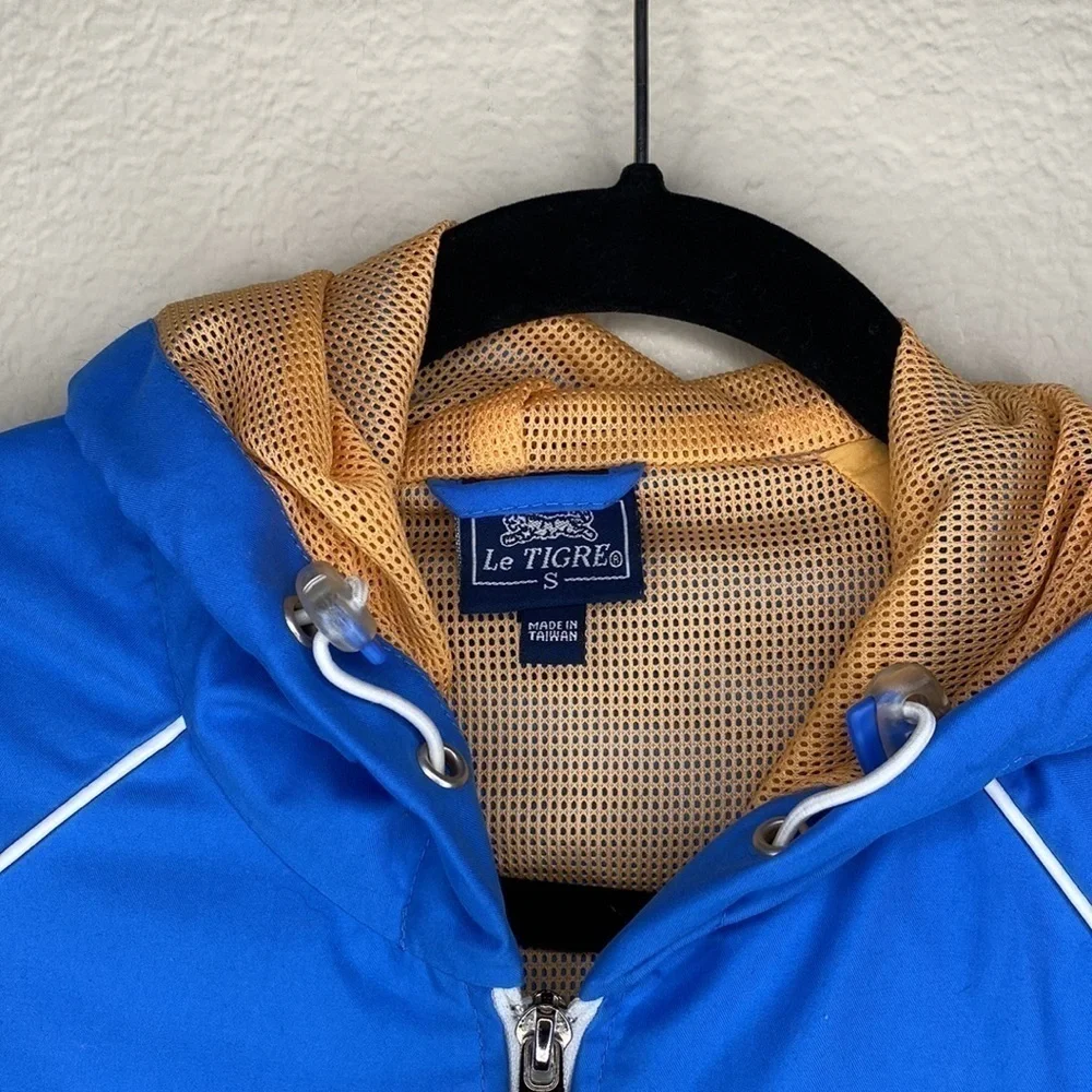 Le Tigre rain coat hooded zip up hooded jacket small mens